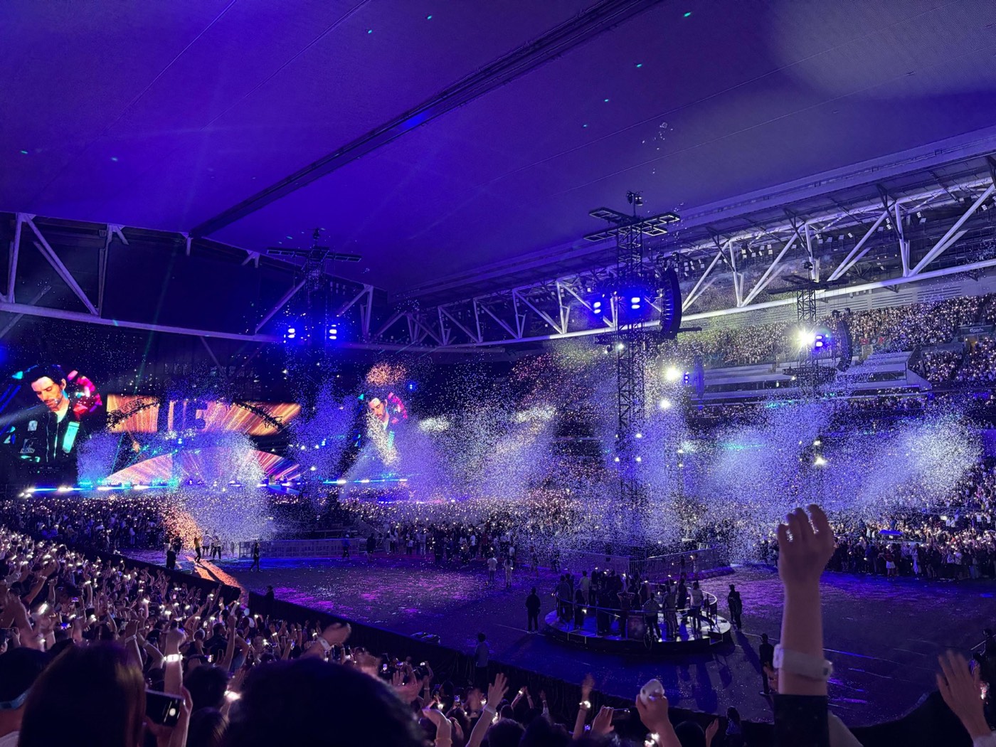 Concert inside Kai Tak Stadium