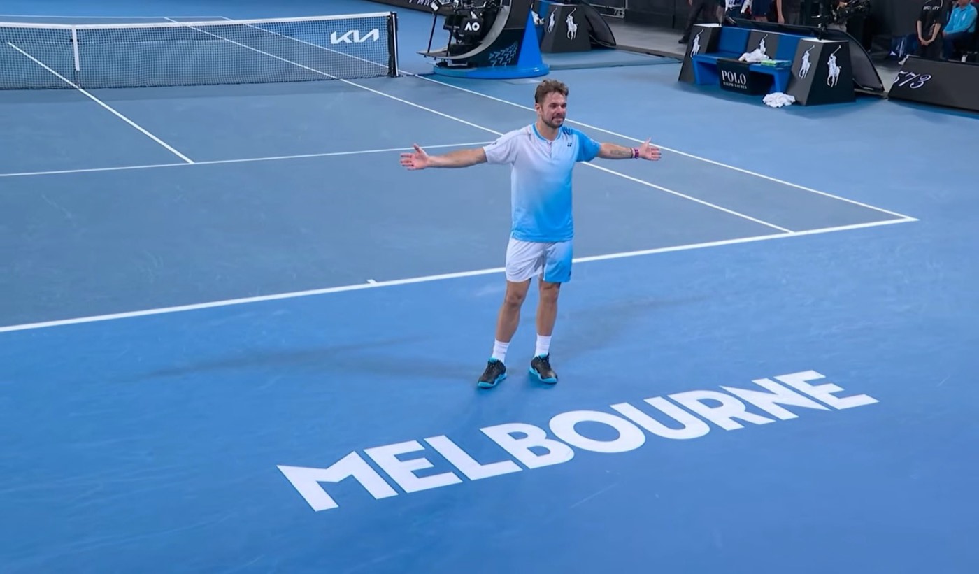 Player on court at the 2026 Australian Open