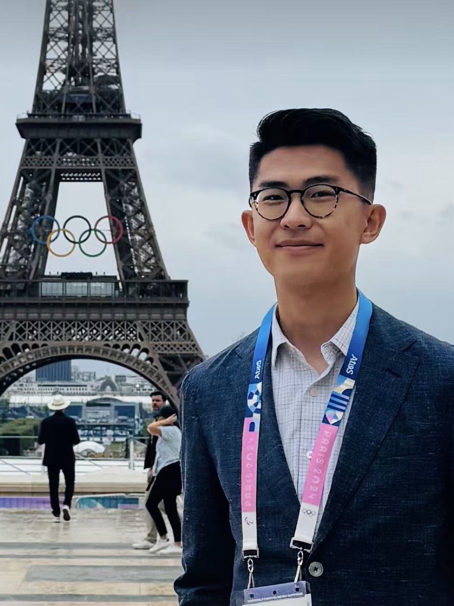 Portrait of Song Yuxing in Paris
